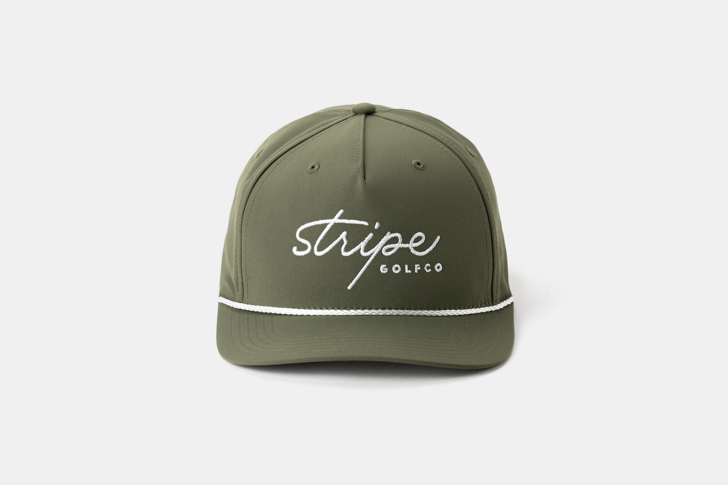 Stripe Golf Co. Rope - Olive Green and White